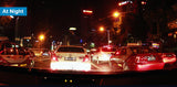E-ACE Full HD 1080P Car Dvr Camera Mirror With Dual Lens Video Recorder Dvrs Rearview Cameras 10 Led Light Night Vision Dash Cam